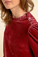 Top - Burgundy - Molly Bracken - Women