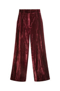 Velvet Trousers - Bordeaux