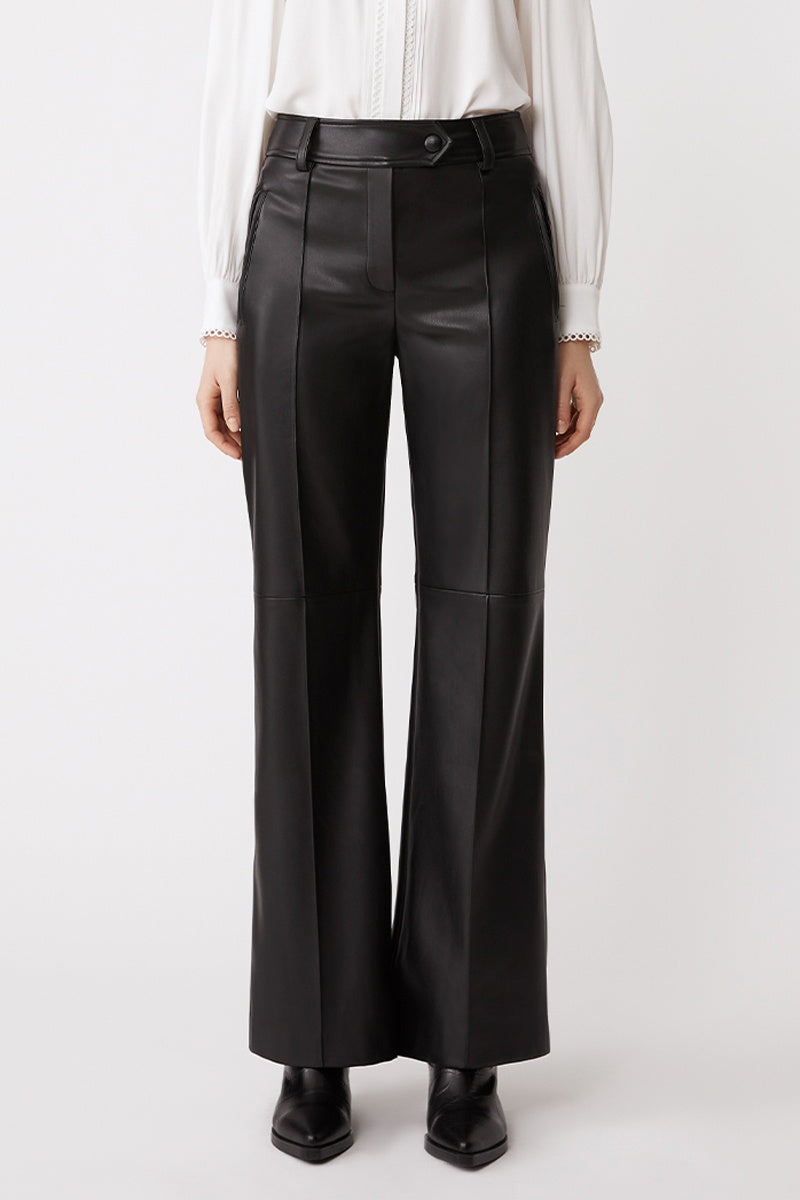 High Waisted Trousers - Black