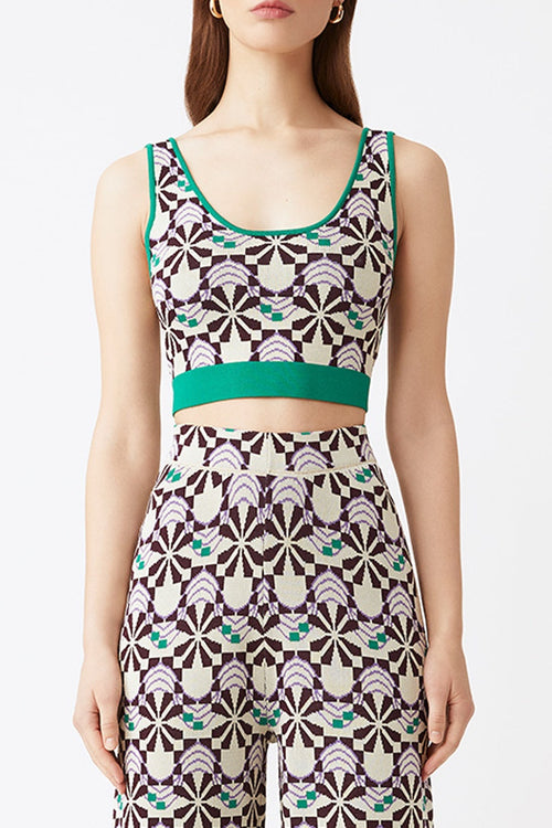 Crop-Top - Crème