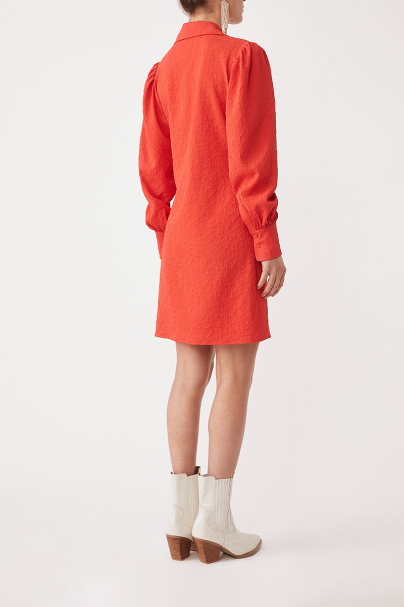 Wrap Dress - Orange