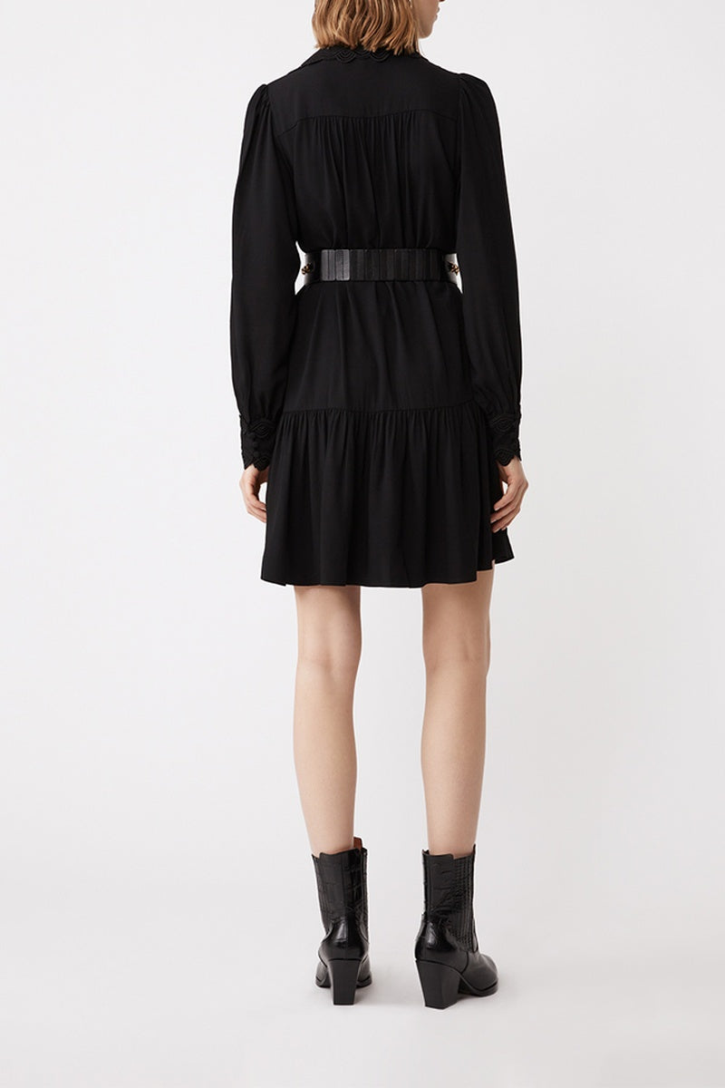 Shirt Dress - Black