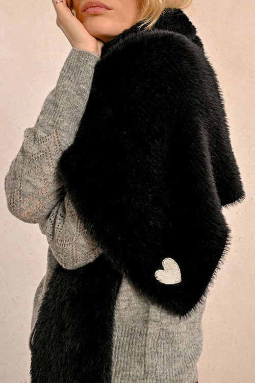 Scarf - Black - Women's