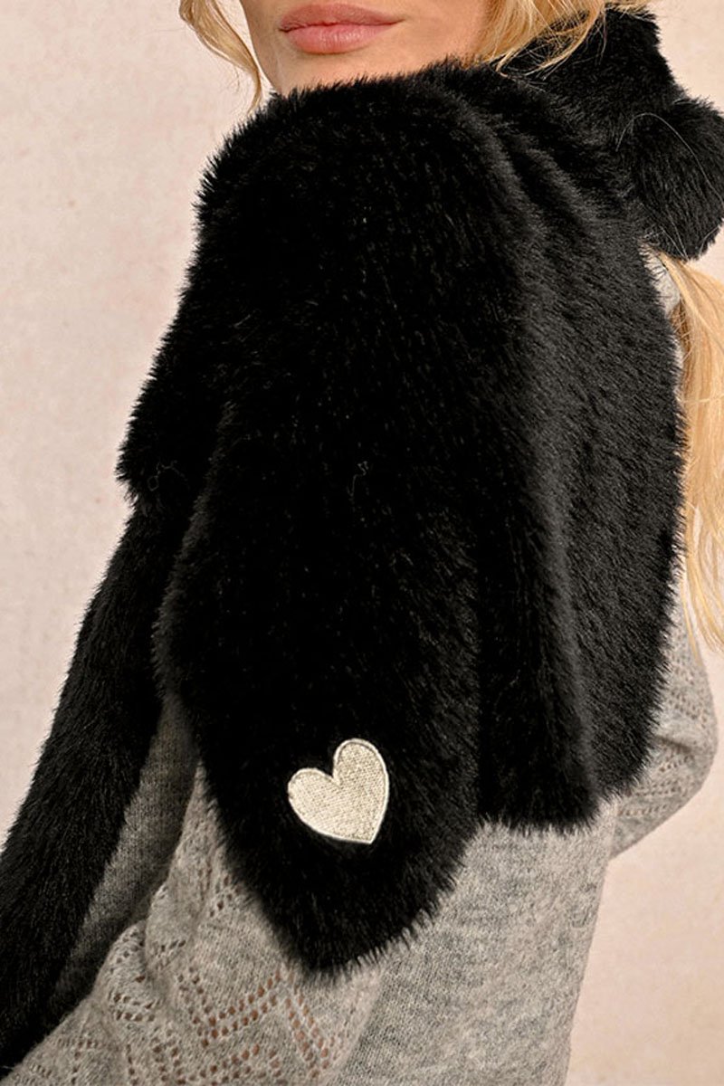 Écharpe - Noir - Femme