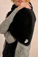Écharpe - Noir - Femme