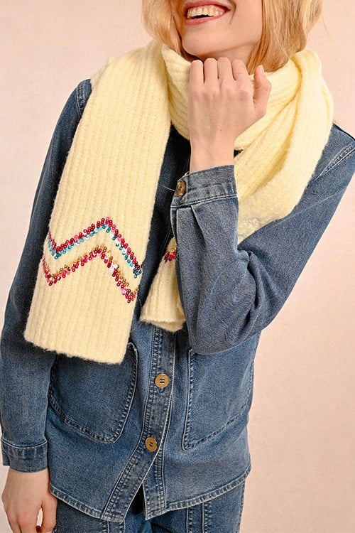 Écharpe - Beige - Molly Bracken - Femme