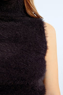 Sleeveless Sweater - Black - Lili Sidonio - Women's