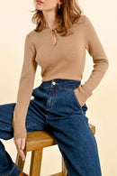 Pull - Beige - Molly Bracken - Femme