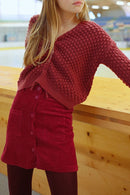 Pull - Bordeaux - Molly Girl - Enfant