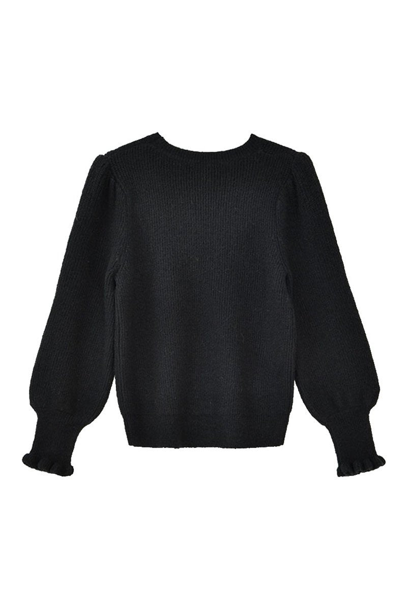 Sweater - Black - Molly Girl - Child