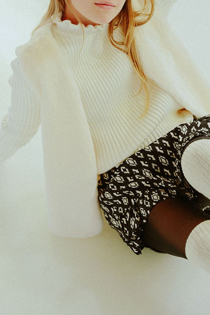 Pull - Blanc - Molly Girl - Enfant