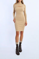 Sweater Dress - Beige - Lili Sidonio - Women
