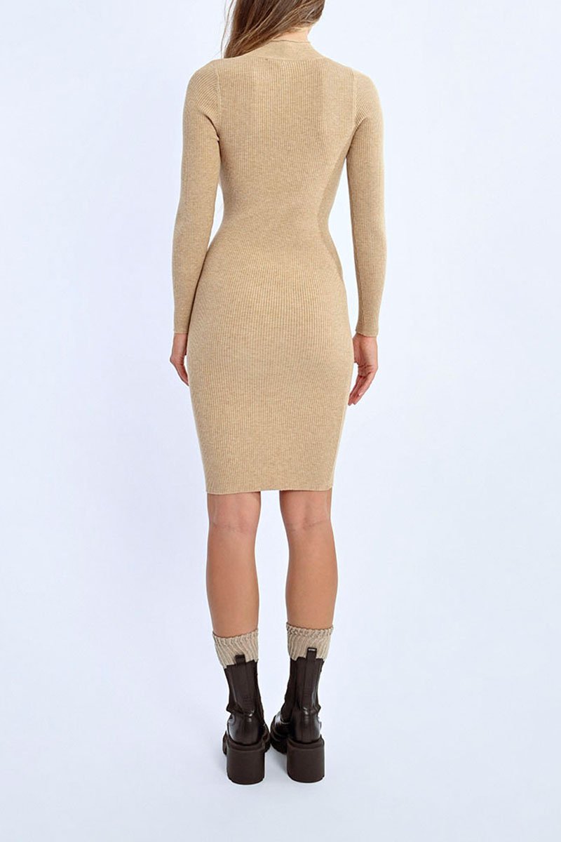 Sweater Dress - Beige - Lili Sidonio - Women