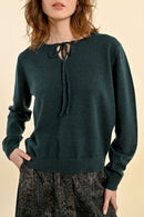 Sweater - Petrol Blue - Molly Bracken - Women's
