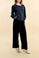 Sweater - Navy Blue - Molly Bracken - Women