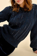 Sweater - Navy Blue - Molly Bracken - Women