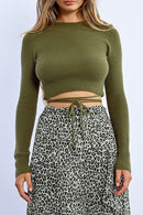Short Sweater - Khaki - Lili Sidonio - Women