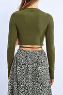 Short Sweater - Khaki - Lili Sidonio - Women