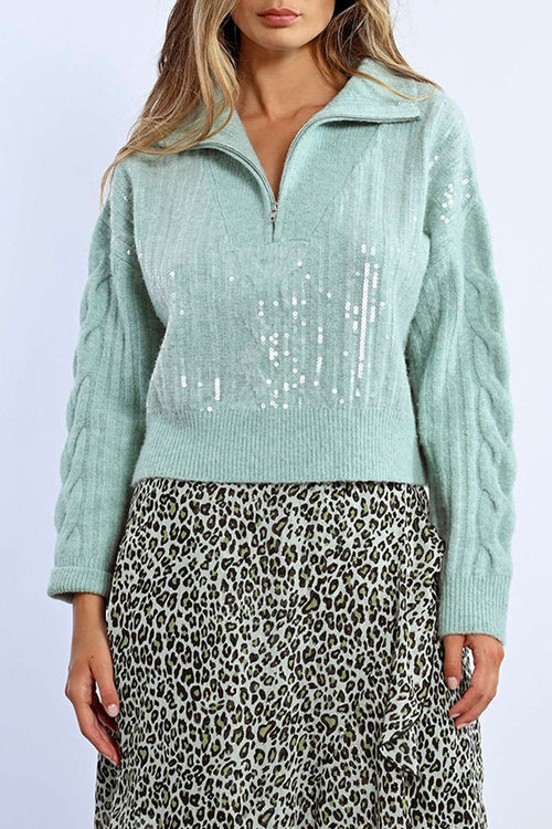 Sweater - Water Green - Lili Sidonio - Women