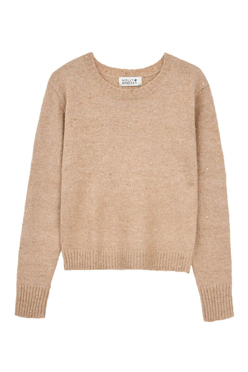 Pull - Beige - Molly Girl - Enfant