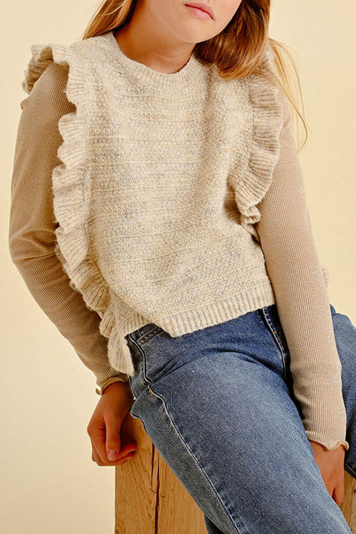 Top - Beige - Molly Girl - Enfant