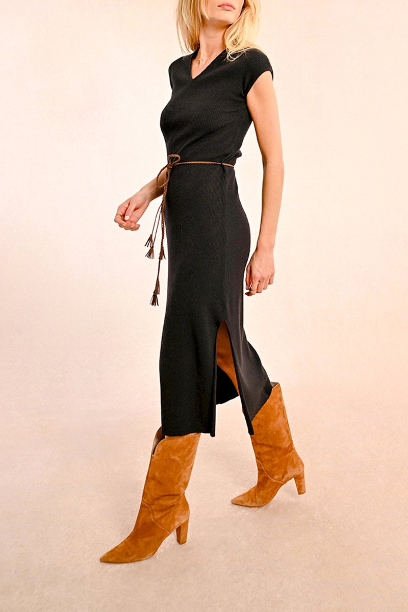 Robe Pull - Noir - Molly Bracken - Femme
