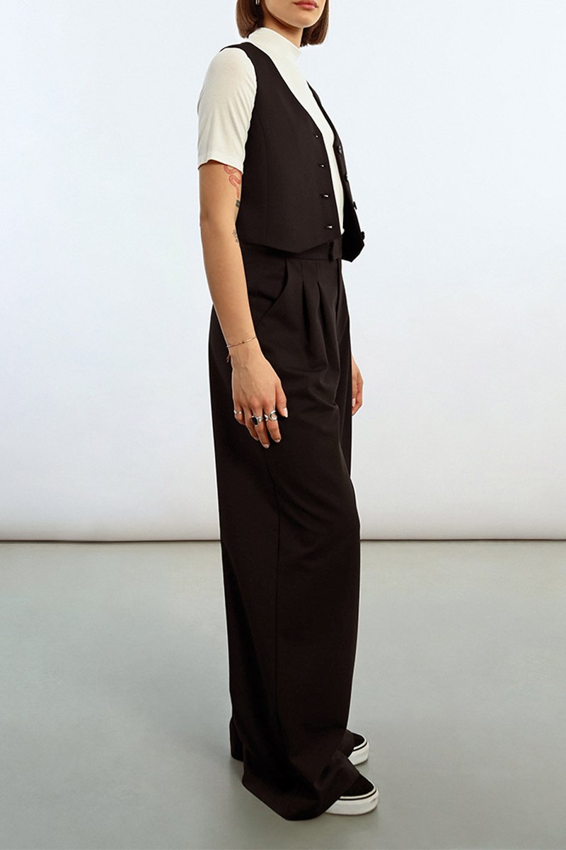 Gilet De Costume - Noir - Lili Sidonio - Femme