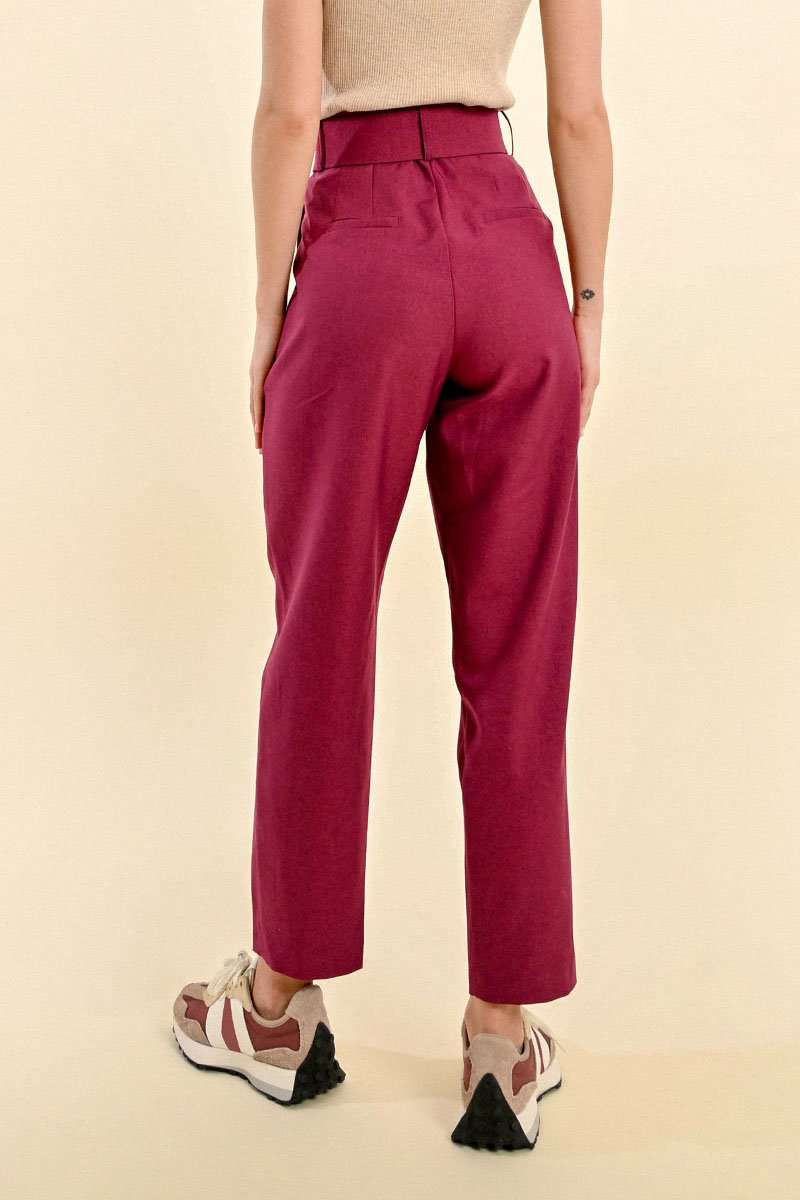 Pantalon - Bordeaux - Molly Bracken - Femme