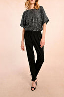 Trousers - Black - Molly Bracken - Women's