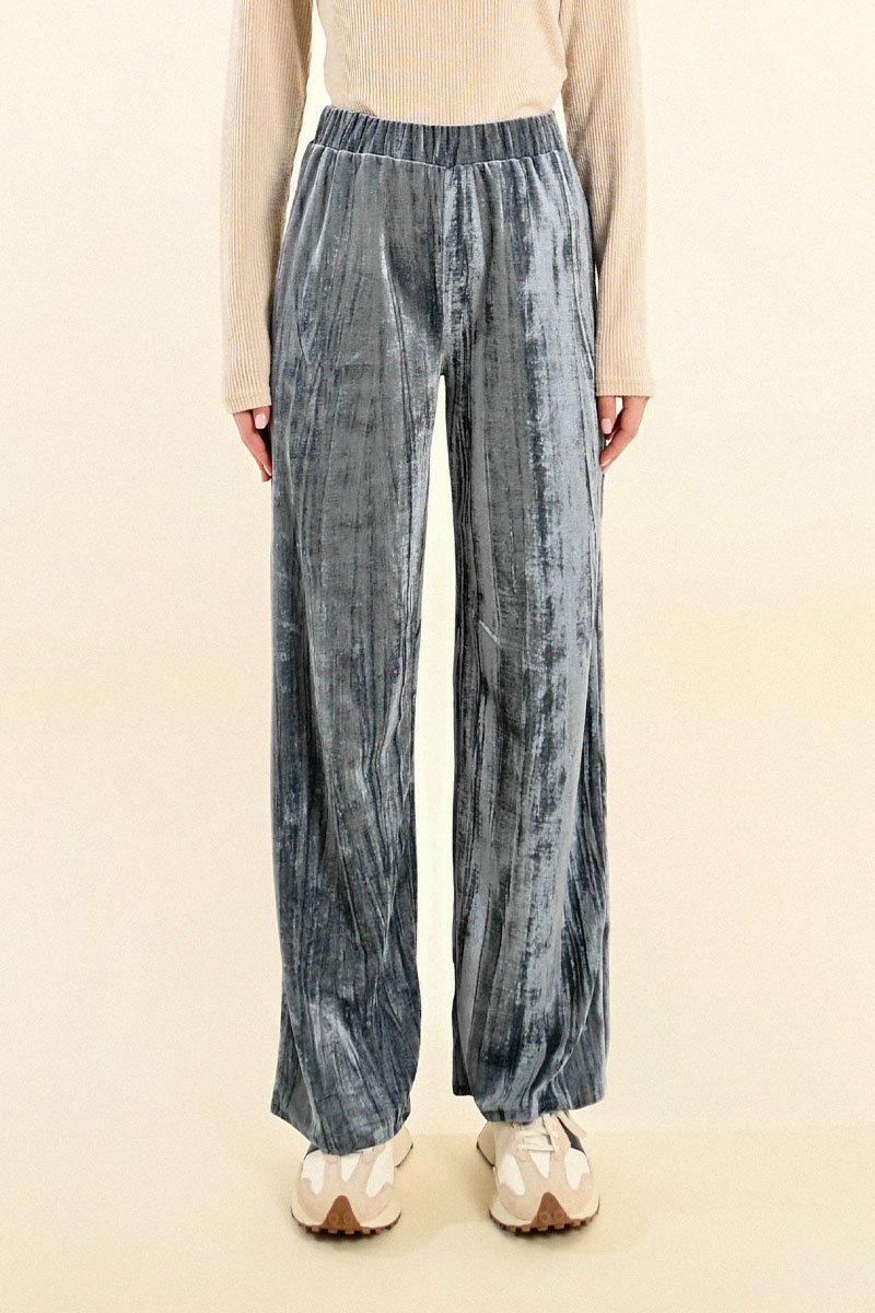 Trousers - Blue Grey - Molly Bracken - Women's