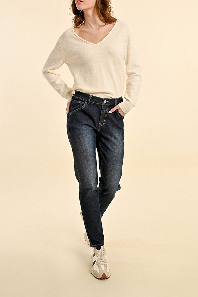 Jean - Bleu Foncé - Molly Bracken - Femme