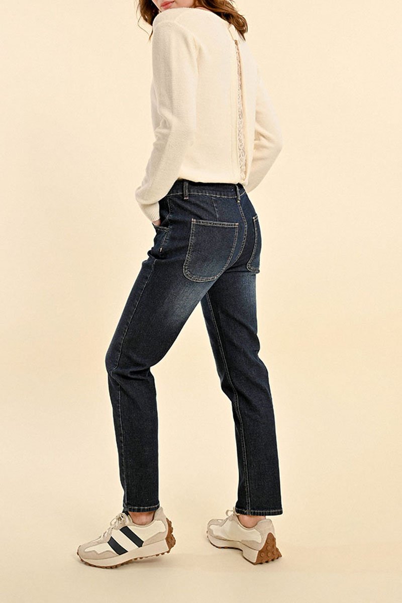 Jean - Bleu Foncé - Molly Bracken - Femme