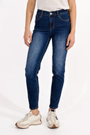 Jeans - Dark Blue - Molly Bracken - Women's