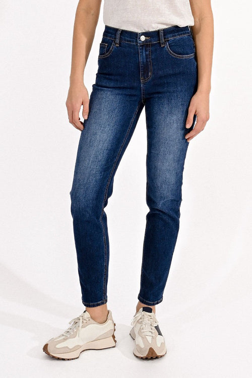 Jeans - Dark Blue - Molly Bracken - Women's