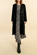 Manteau En Laine - Noir - Femme