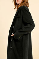 Manteau En Laine - Noir - Femme