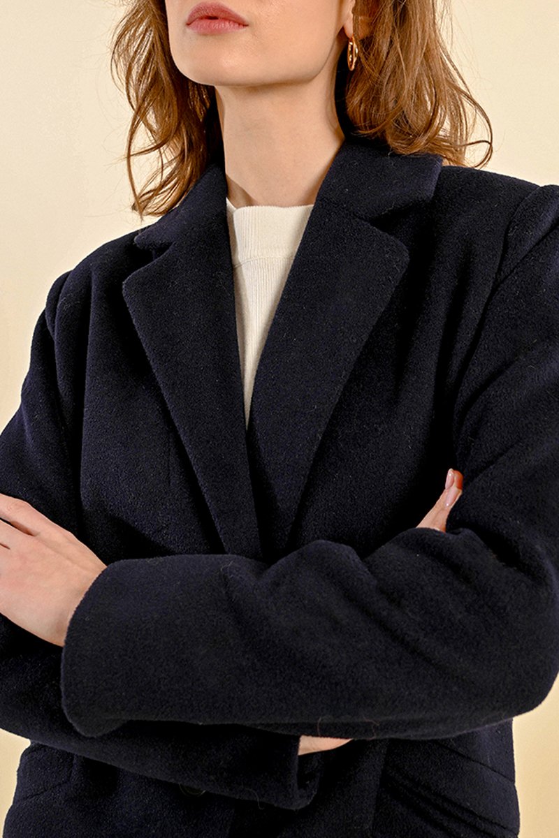 Manteau - Bleu Marine - Molly Bracken - Femme