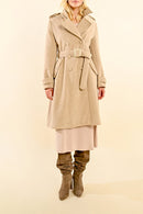 Coat - Beige - Molly Bracken - Women's