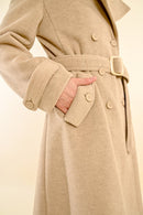 Coat - Beige - Molly Bracken - Women's