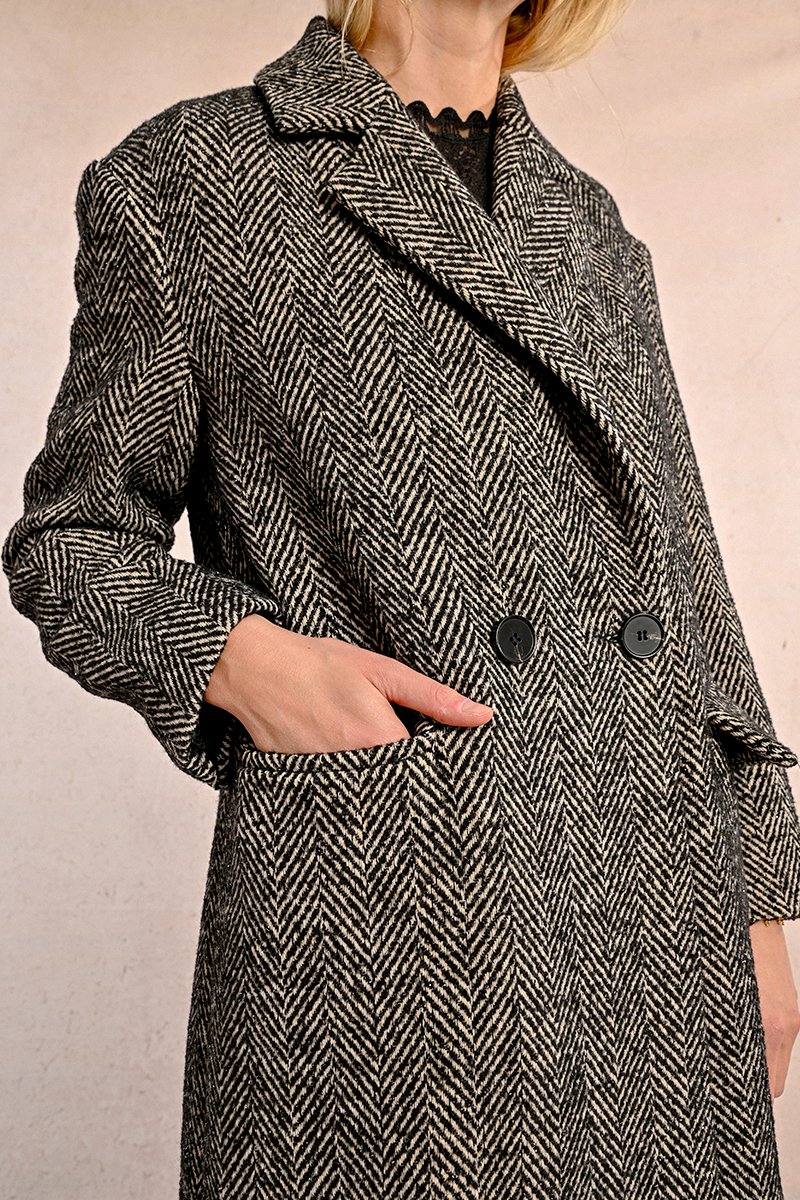 Coat - Black - Molly Bracken - Women's