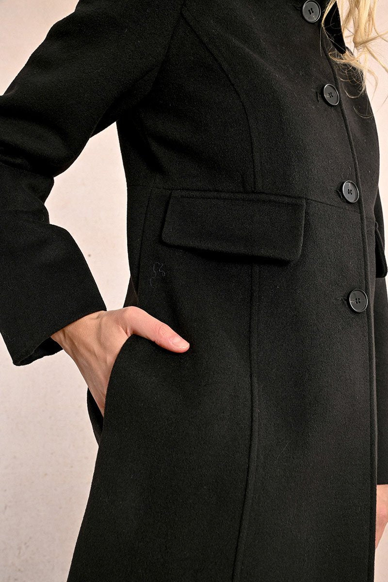 Manteau - Noir - Molly Bracken - Femme