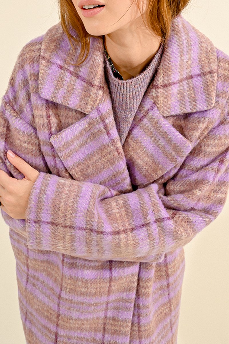 Manteau - Mauve - Molly Bracken - Femme