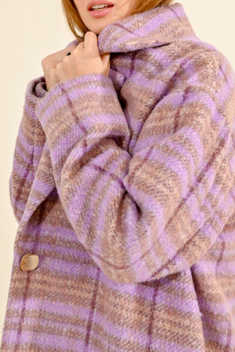 Manteau - Mauve - Molly Bracken - Femme