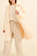 Coat - Cream - Molly Bracken - Women's