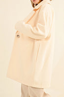 Coat - Cream - Molly Bracken - Women's