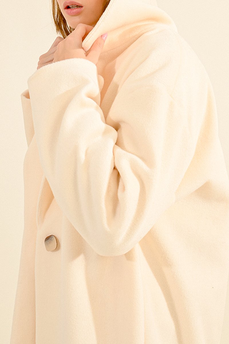Coat - Cream - Molly Bracken - Women's