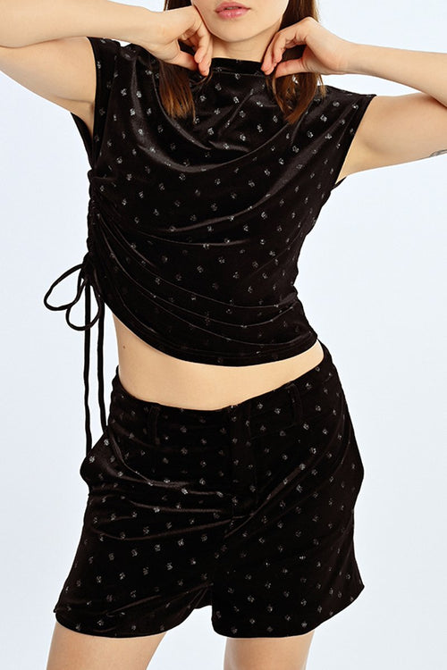 Crop Top - Black - Lili Sidonio - Women's