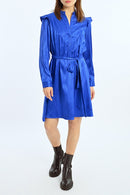 Trapeze Dress - Royal Blue - Lili Sidonio - Women's