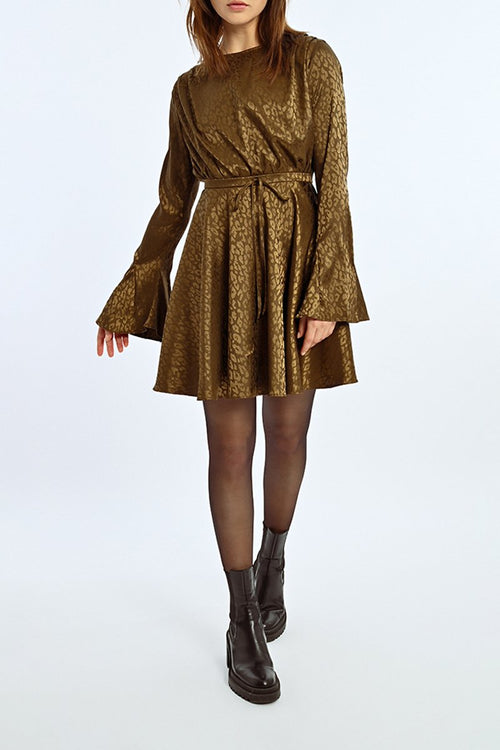 Skater Dress - Bronze - Lili Sidonio - Women's