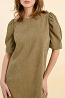 Straight Dress - Khaki - Molly Bracken - Women's